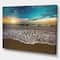 Designart - Ocean Waves at Sunrise - Sea & Shore Photography on wrapped Canvas